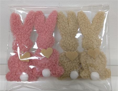 Fabric Rabbits Hanger Mix X4 (PACK OF 2)