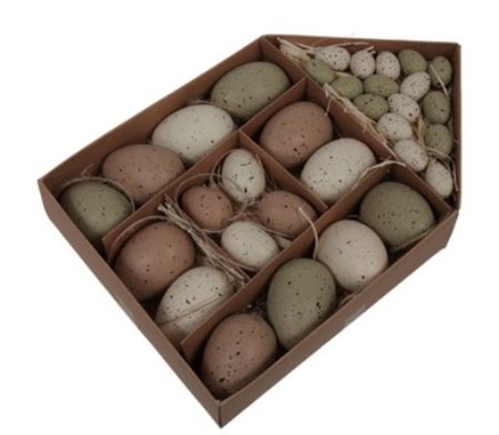 Plastic Eggs Mixed X32