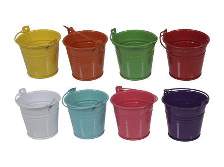 Metal Buckets Assorted 6cm X8