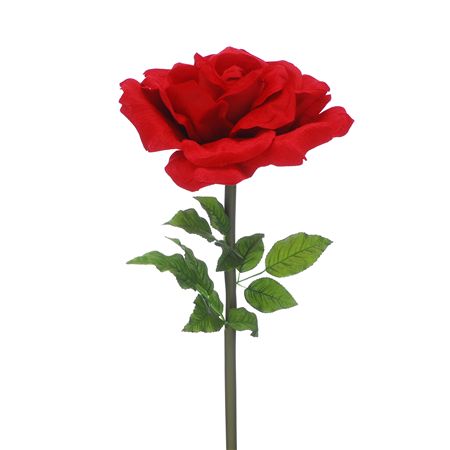 Giant Rose Velvet Red 116cm