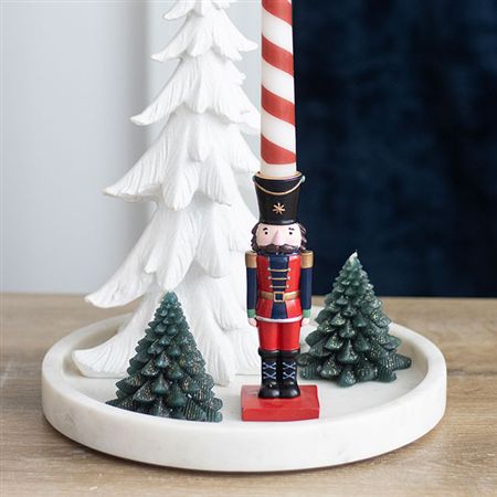 Candle Holder Nutcracker With Candle