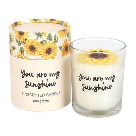 Candle Your Are My Sunshine 9x8cm