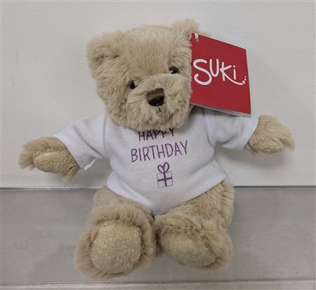 Suki Bartley Bear Happy Birthday 16cm