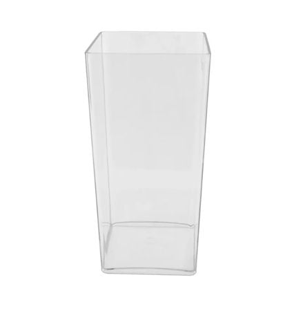Acrylic Square Vase 14.5x30cm