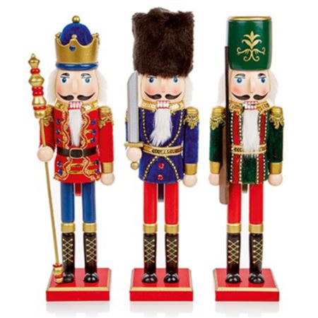 Wooden Nutcracker Assorted 38cm (ANY 1)