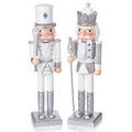 Nutcracker White Silver 38cm (ANY 1)