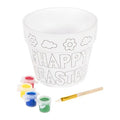 Easter Paint Your Own Flower Pot 11cm (PACK OF 2)