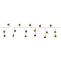 Garland Beaded Gold Bells 180cm