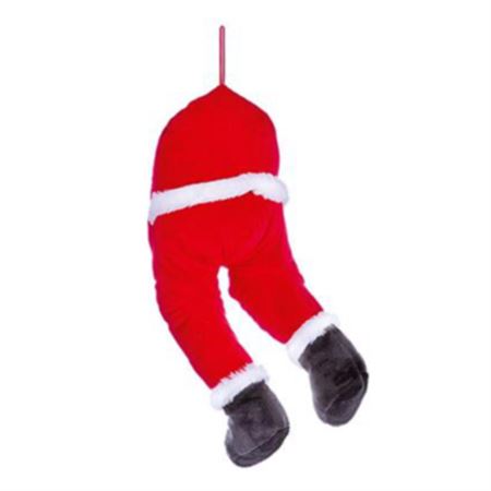 Hanging Animated Santa 37cm