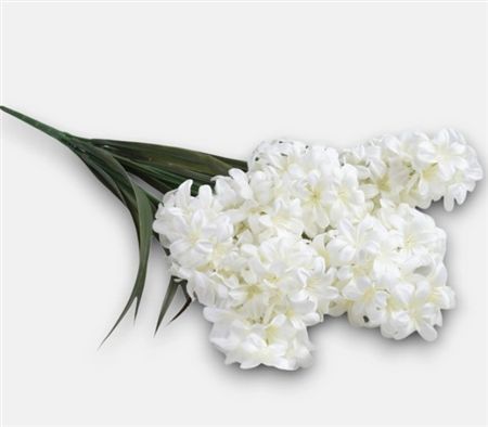 Artificial Hyacinth White X7 65cm