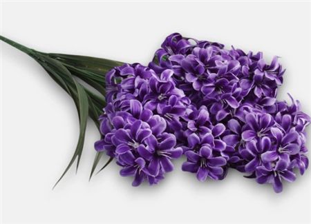 Artificial Hyacinth Violet X7 65cm