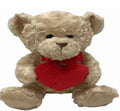 Valentines Bear With Heart 25cm (PACK OF 2)