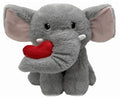 Valentines Elephant 25cm