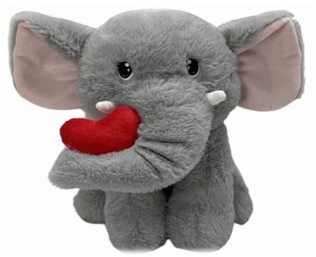 Valentines Elephant 25cm