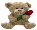 Valentines Bear With Rose 25cm (PACK OF 2)