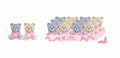 Flower Bear 15cm (pack of 2)