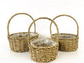 Basket Seagrass Round Set