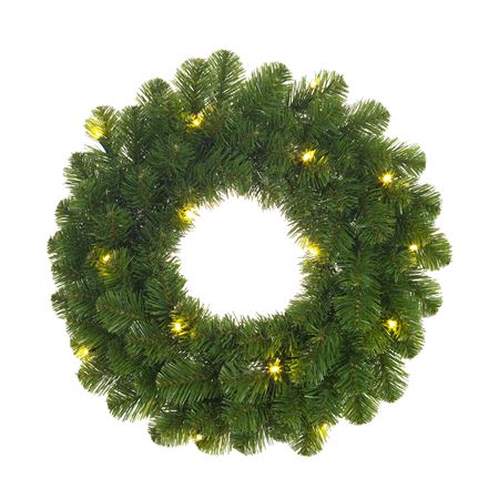 Wreath Green Norton L E D 60cm