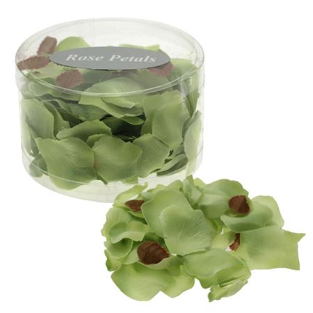 Artificial Rose Petals Lime Box (PACK OF 2)