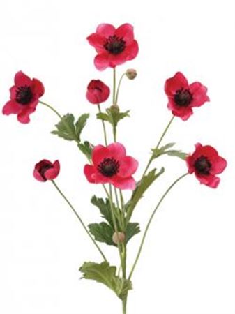 Artificial Anemone Japanese X7 Red