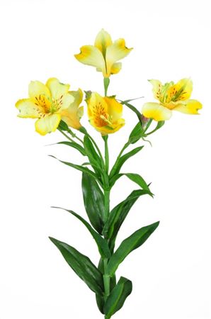 Artificial Alstro Yellow (PACK OF 2)