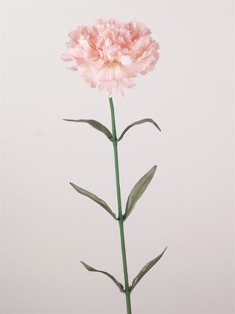 Artificial Carnation Pale Pink 71cm (PACK OF 4)