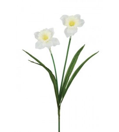 Artificial Daffodil White (PACK OF 3)