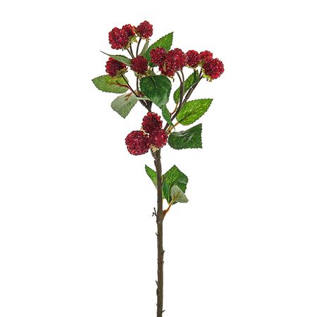 Artificial Raspberry Spray Red 40cm (PACK OF 3)