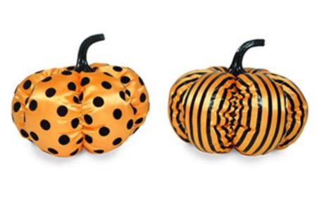Halloween Satin Pumpkin Orange Assorted