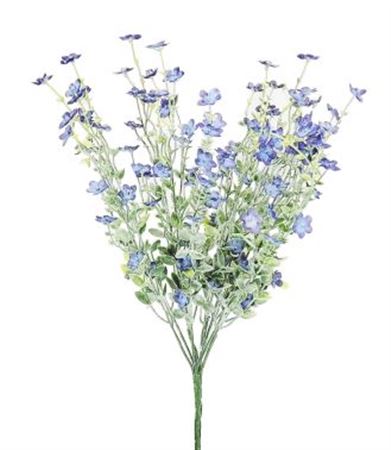 Artificial Blossom Foliage Bouquet Blue (PACK OF 2)