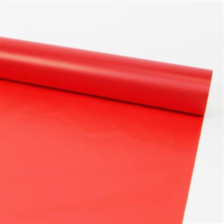 Cellophane Frosted Red