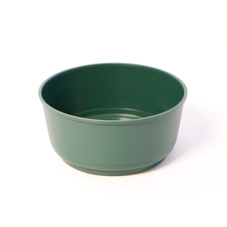 Plastic Bulb Bowl Green 18 Centimetre (pack of 10)