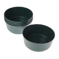 Plastic Bulb Bowl Green 21cm (pack of 5)