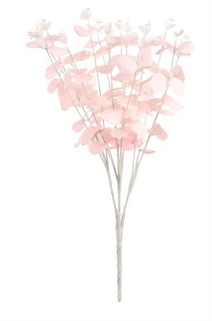 Artifical Eucalyptus Bush X16 Pink (PACK OF 2)