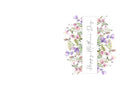 Folded Card Mothers Day Flowers  (3 pack of 25 cards each)