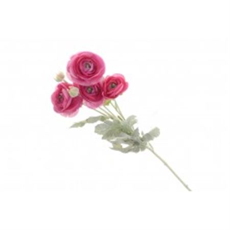 Artificial Ranunculus Spray Hot Pink (PACK OF 2)