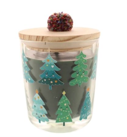 Candle Winter Fir and Spruce 12x8cm