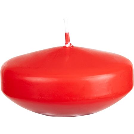Floating Candle Large 40x80mm Red
