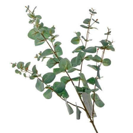 Artifical Eucalyptus Spiral Spray Green