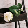 Artificial Buckingham Rose White (PACK OF 3)