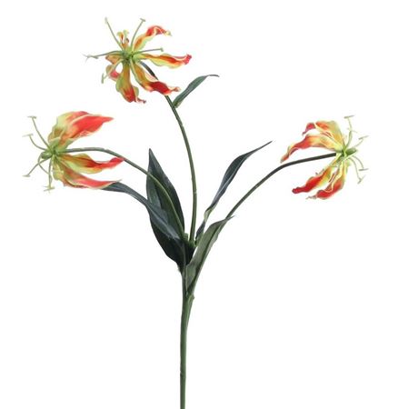 Artificial Gloriosa Orange 50cm (PACK OF 2)