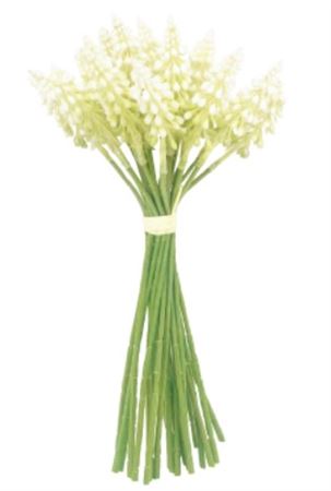 Artificial Muscari Cream Hand Tied