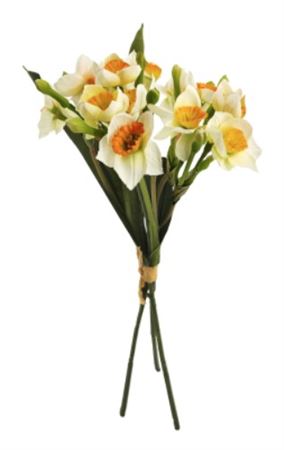 Artificial Narcissus Hand Tied Cream (PACK OF 2)