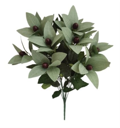 Artificial Olive Foliage Bush