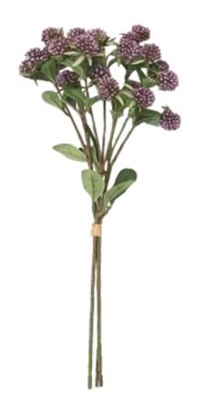 Artificial Gomphrena Purple Hand Tied (PACK OF 2)