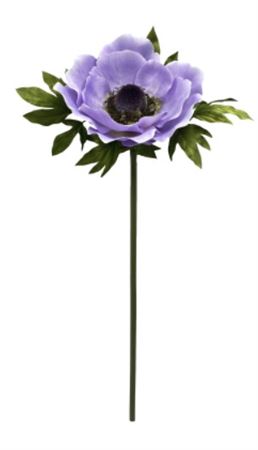 Artificial Giant Anemone Lilac Stem
