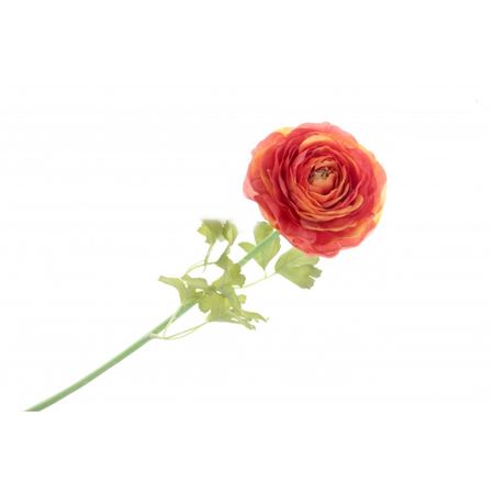 Artificial Ranunculus Stem Orange (PACK OF 2)