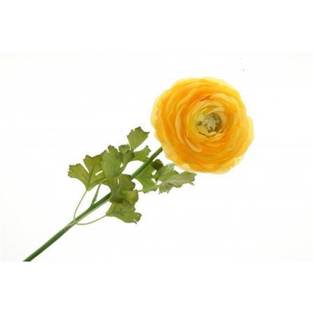 Artificial Ranunculus Stem Yellow (PACK OF 2)