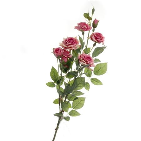 Artificial Rose Spray Pink