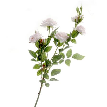 Artificial Rose Spray Light Pink